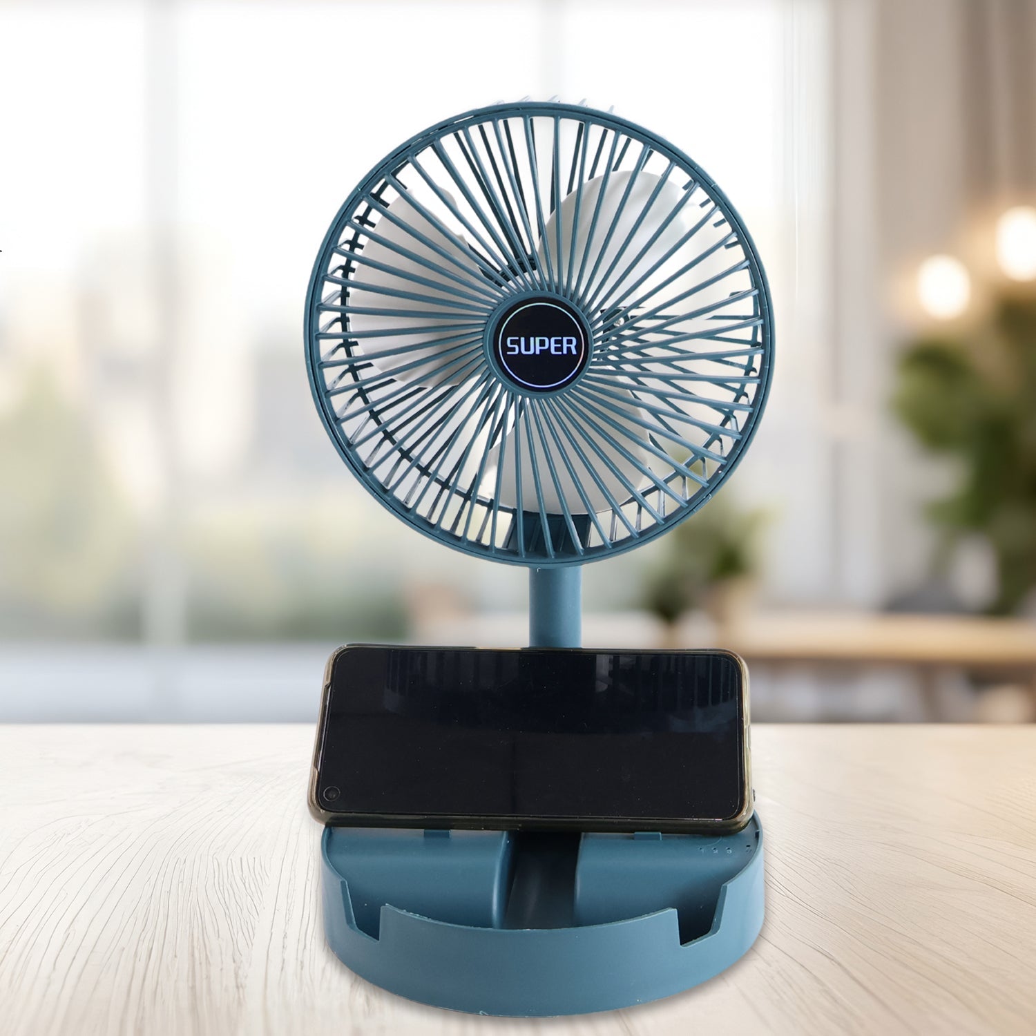 Adjustable Portable Desktop Fan - Telescopic Silent Personal Cooling for Office & Travel (Battery Not Include) Adjustable Portable Desktop Fan - Telescopic Silent Personal Cooling for Office & Travel (Battery Not Include)